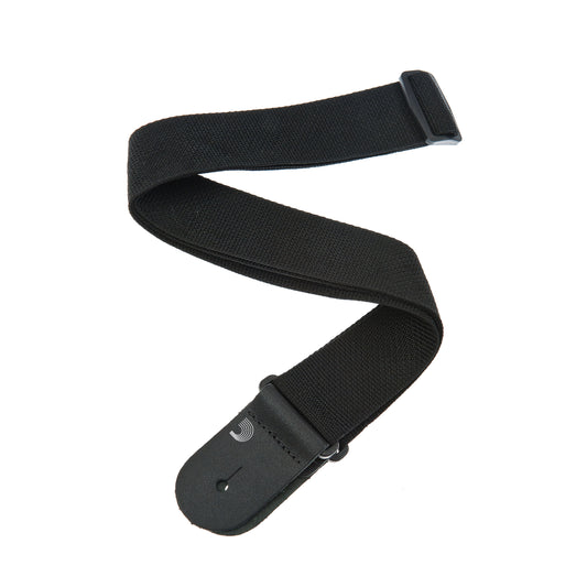 D'Addario Polypropylene Guitar Strap, Black, PWS100