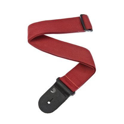 D'Addario Polypropylene Guitar Strap, Red, PWS101