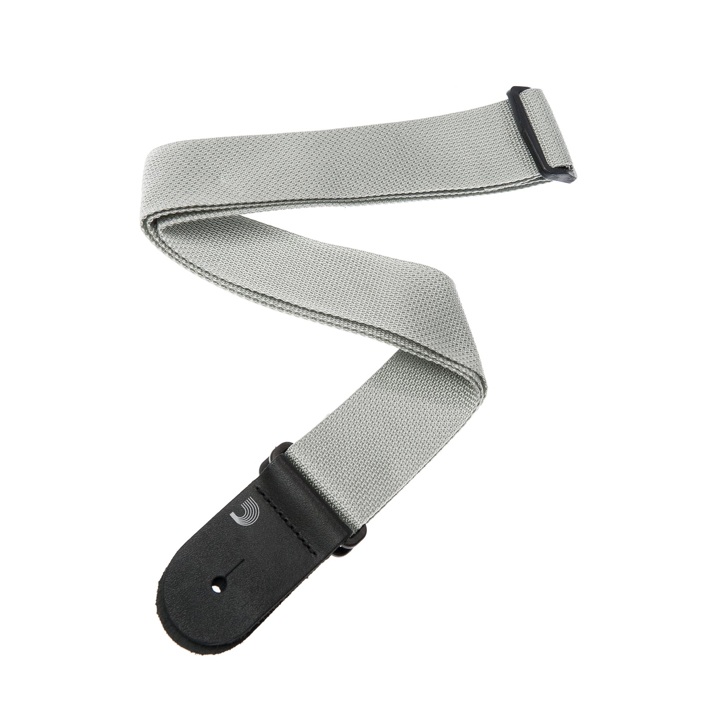 D'Addario Polypropylene Guitar Strap, Silver, PWS105