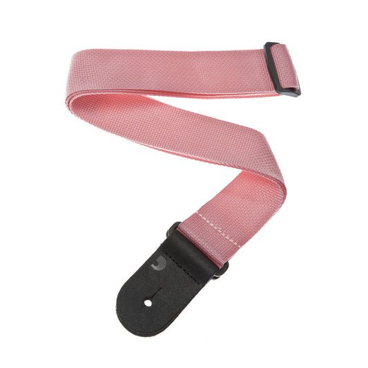 D'Addario Polypropylene Guitar Strap, Pink, PWS106