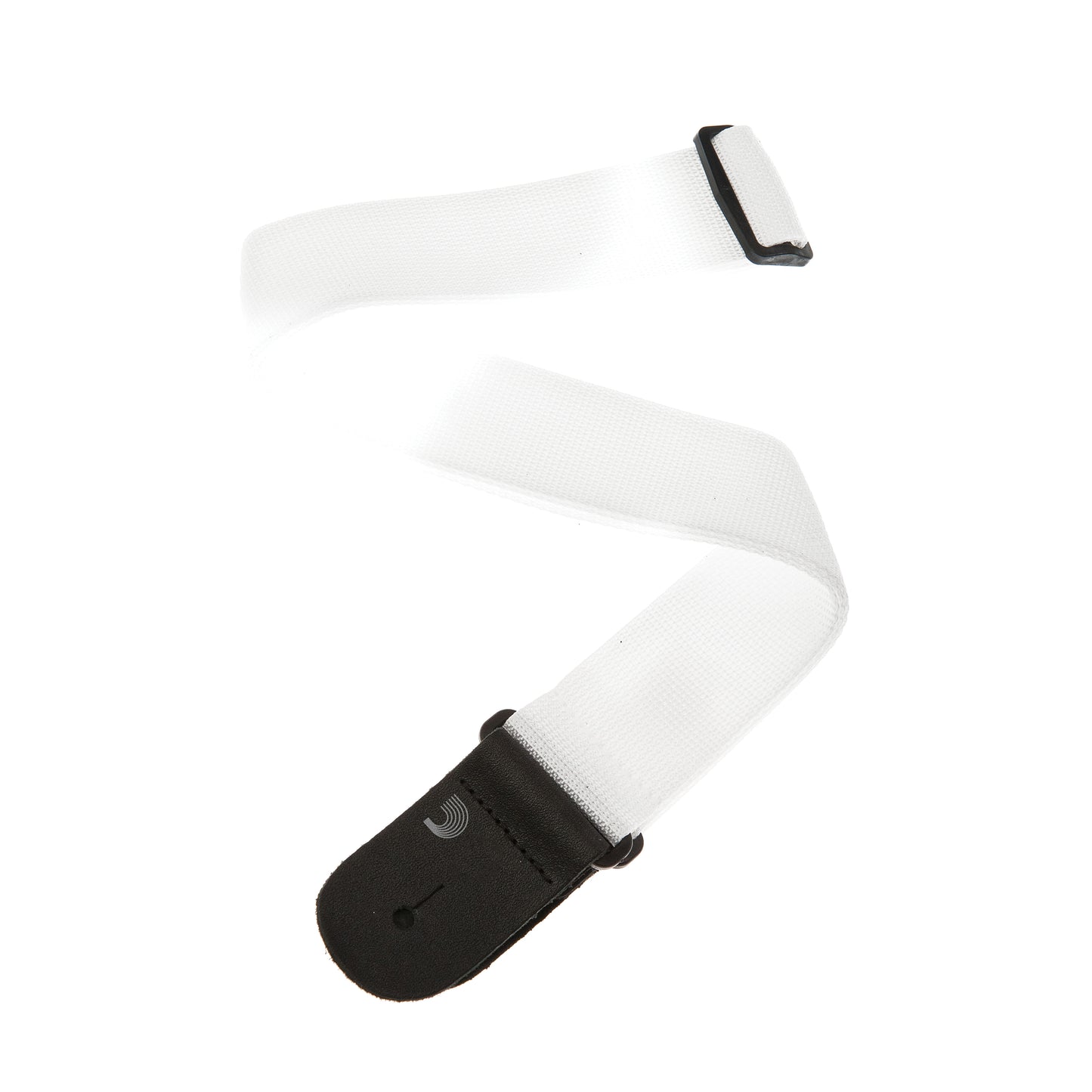 D'Addario Polypropylene Guitar Strap, White, PWS108