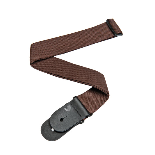 D'Addario Polypropylene Guitar Strap, Brown, PWS109
