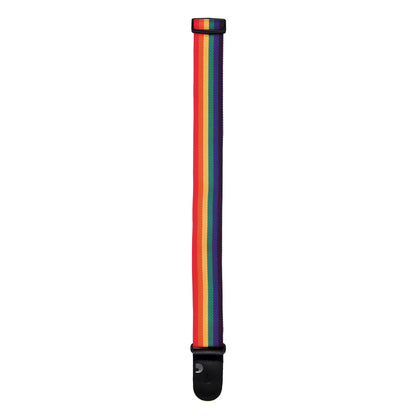D'Addario Polypropylene Guitar Strap, Rainbow, PWS111
