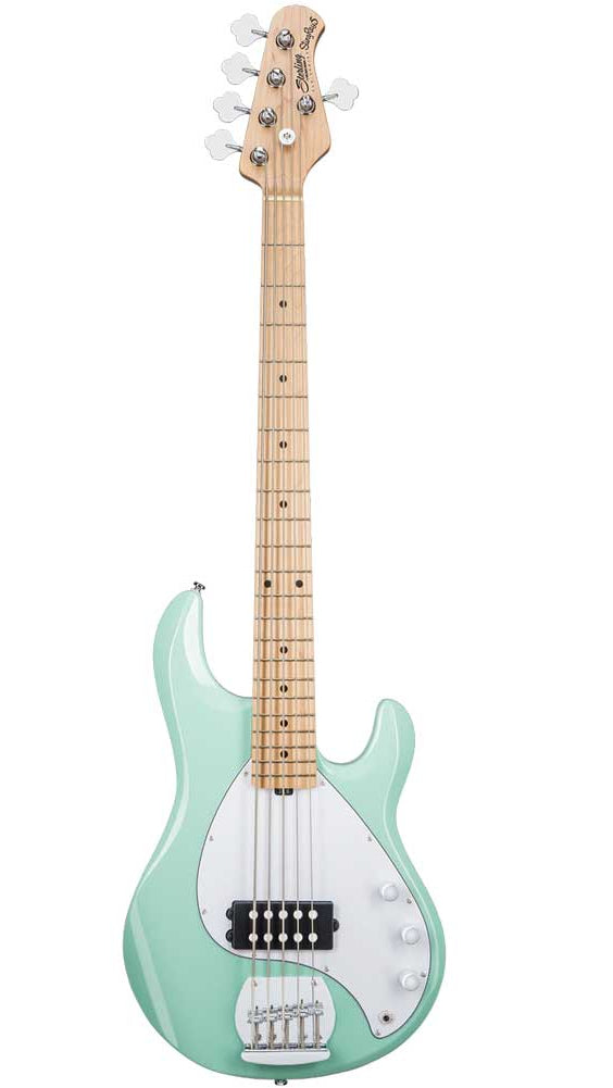 Sterling by Music Man StingRay5 in Mint Green, 5-String