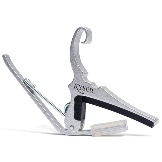 Kyser KG6SA Quick-Change Acoustic Guitar Capo, Silver