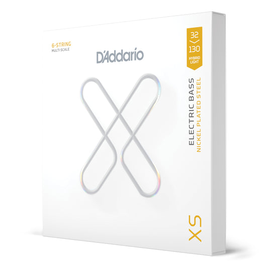 D'Addario 32-130 Hybrid Light, Multiscale Coated Bass Strings, XSB32130MS