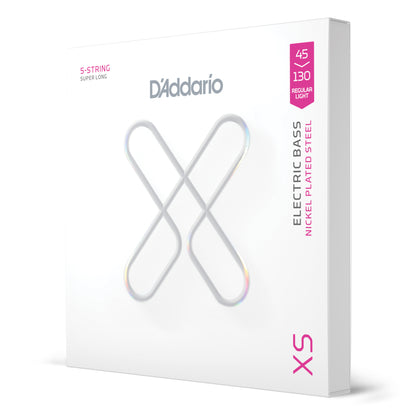 D'Addario 45-130 Regular Light, Super Long Scale Coated Bass Strings, XSB45130SL
