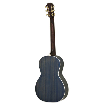 Aria Urban Player Parlor Acoustic Guitar, Stained Blue, 131UP