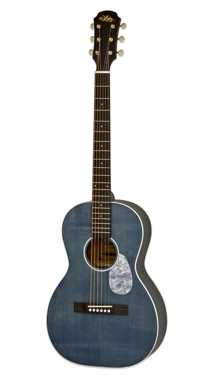 Aria Urban Player Parlor Acoustic Guitar, Stained Blue, 131UP