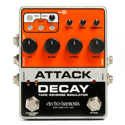 Electro-Harmonix Attack Decay Tape Reverse Simulator Pedal