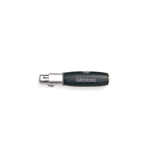 D'Addario XLR Female to 1/4 Inch Female Balanced Adaptor, PW-P047BB