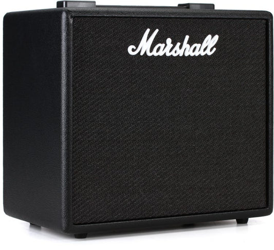 Marshall Code 25W, 1x10" digital combo w/100 presets, Bluetooth and USB