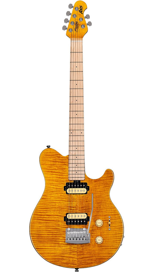 Sterling by Music Man Axis in Flame Maple Trans Gold