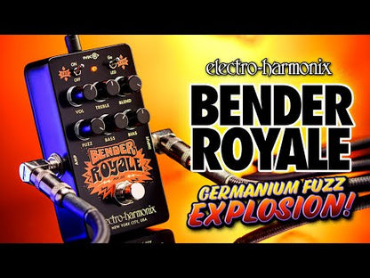 Electro-Harmonix Bender Royale Fuzz Pedal, Black