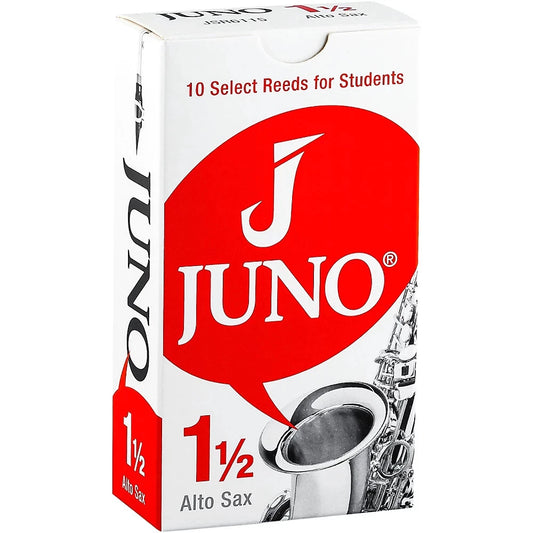Vandoren Alto Sax JUNO Reeds; Strength #1.5; Box of 10
