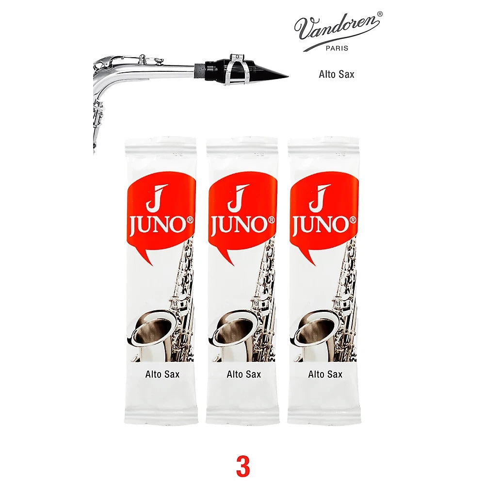 Vandoren Alto Sax JUNO Reeds; Strength #3; 3 Card