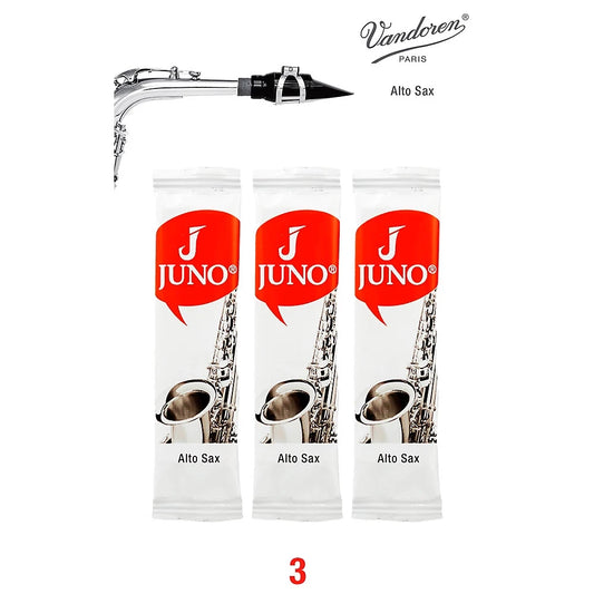 Vandoren Alto Sax JUNO Reeds; Strength #3; 3 Card