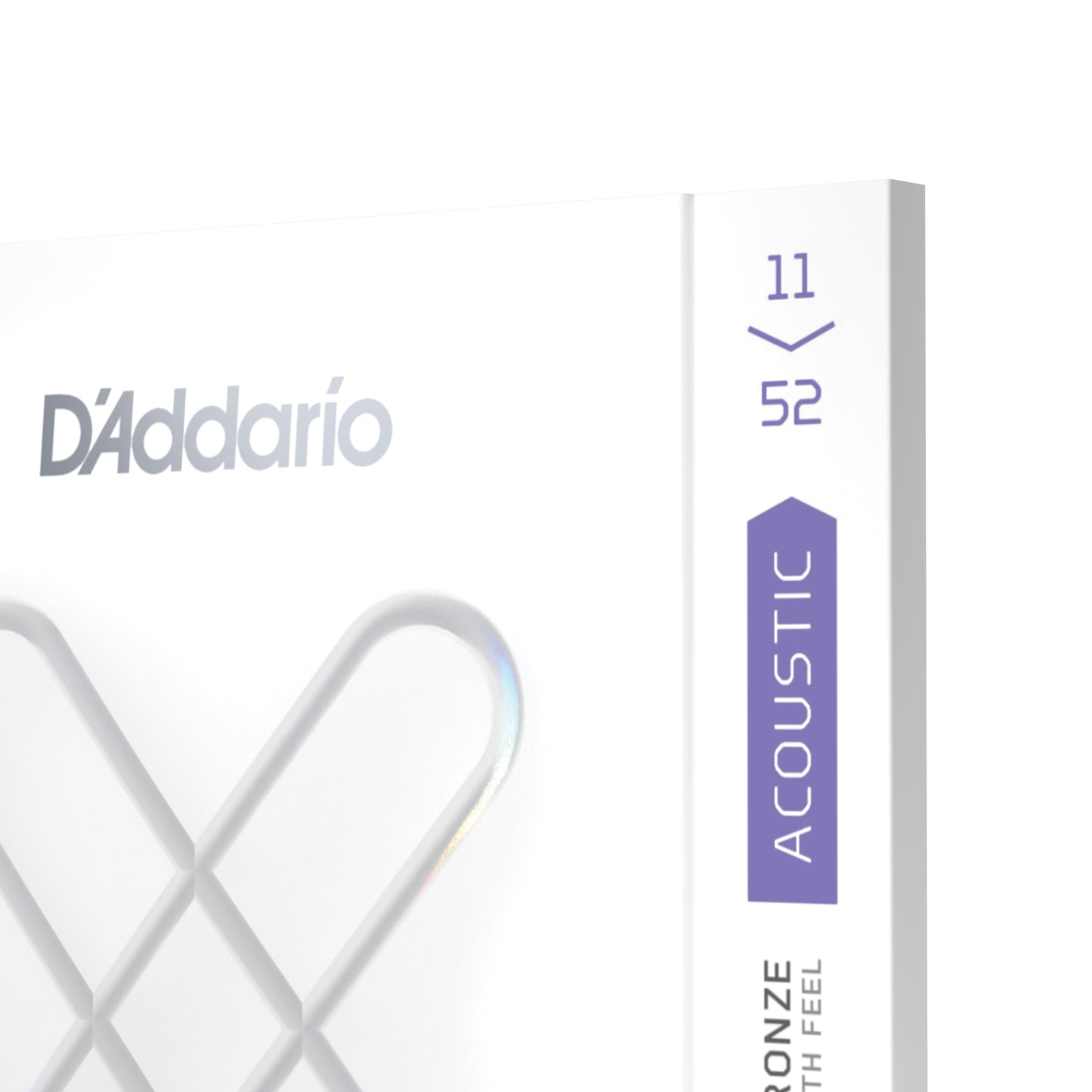 D'Addario XSAPB1152 11-52 Custom Light, XS Phosphor Bronze Coated Acoustic Guitar Strings