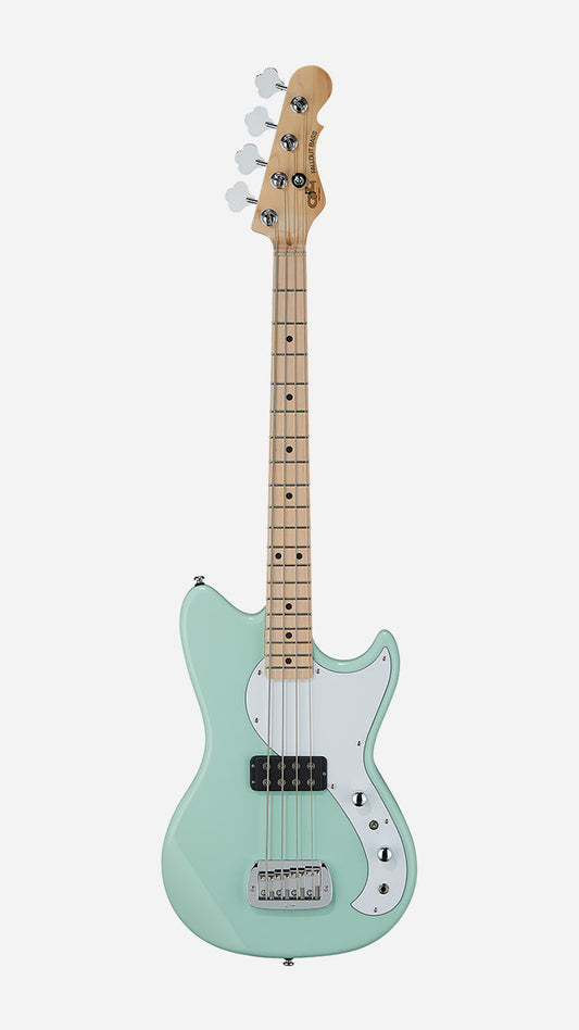 G&L Tribute Fallout Short Scale Bass Guitar, Surf Green
