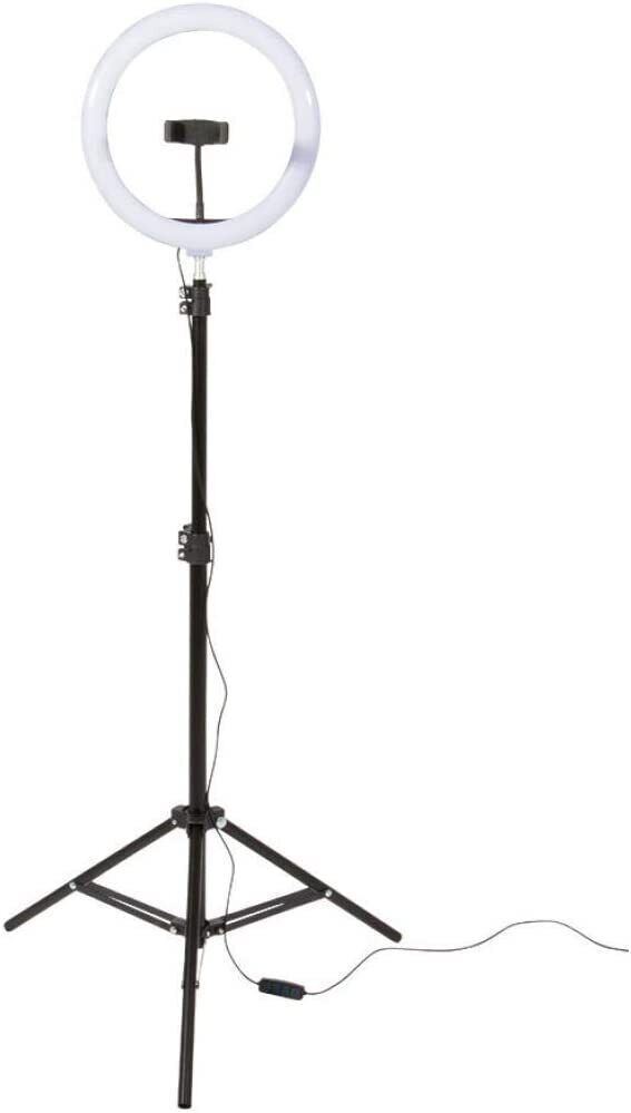 On-Stage VLD360 LED Ring Light Kit, 2 Stands, 1 Light, Bluetooth Remote