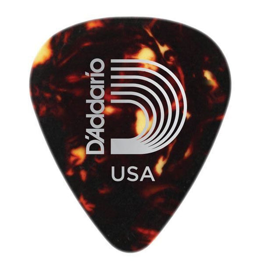 D'Addario Shell-Color Celluloid Guitar Picks, 10 pack, Heavy, 1CSH6-10