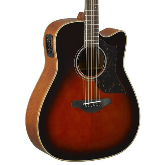 Yamaha A-Series A1M Cutaway Dreadnought Acoustic-Electric Guitar Tobacco Sunburst