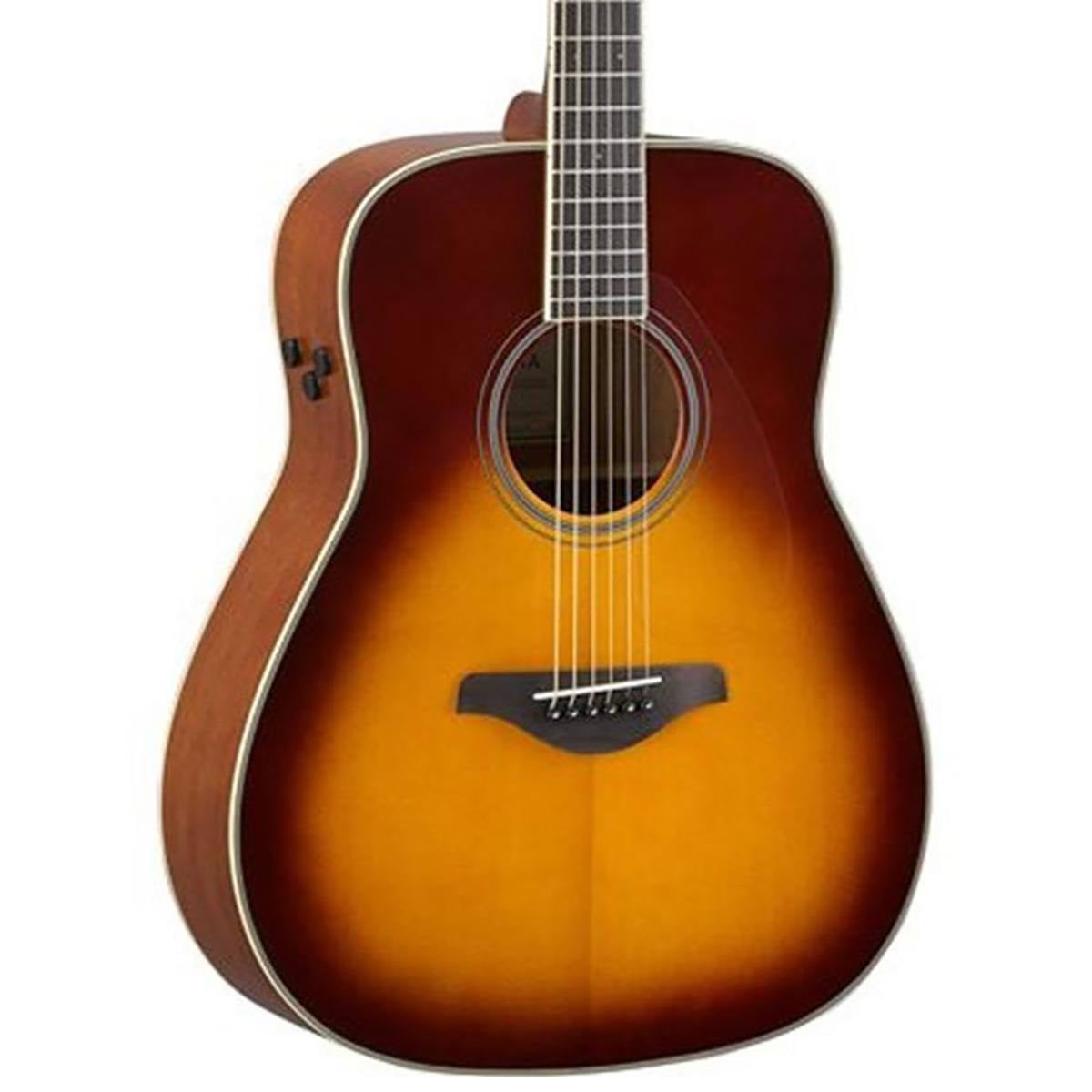 Yamaha FG-TA TransAcoustic Electric Guitar, Brown Sunburst