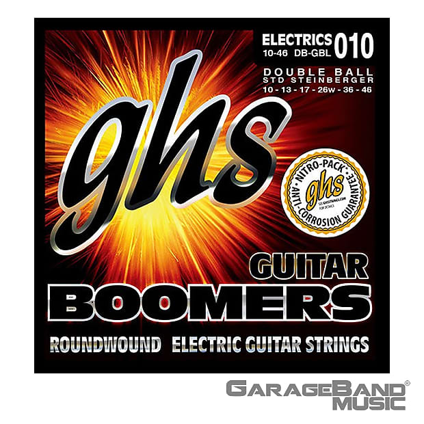 GHS DB-GBL Double Ball End Electric  Strings for Steinberger 10-46