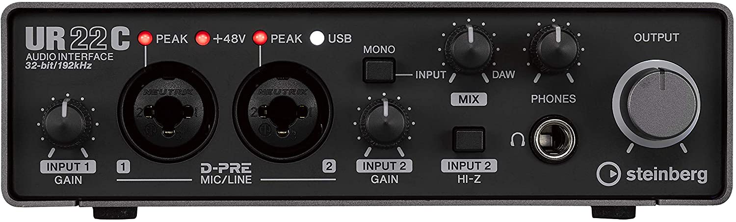 Audio/Midi Interfaces > Steinberg UR22C 2x2 USB 3.0 Audio