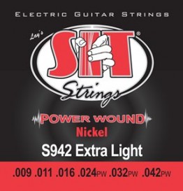 SIT Strings S942 Power Wound Electric Extra Light, 9-42