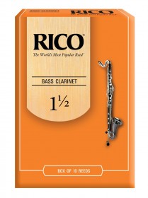 Rico Reeds REA1015 Bass Clarinet #1.5 - 10 Box