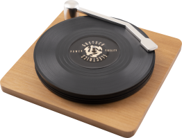Gretsch® Power & Fidelity™ Vinyl Coaster Set