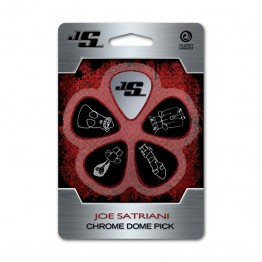 D'Addario JSCD-01 Joe Satriani Picks, Chrome Dome