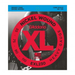 D'Addario EXL230 Nickel Wound Bass, Heavy, Long Scale, 55-110