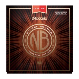 D'Addario  NB13556BT Nickel Bronze, Balanced Tension Medium, 13.5-56