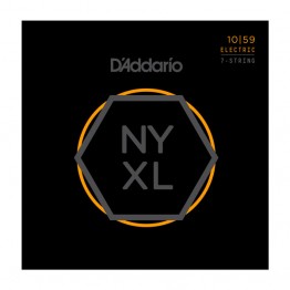 D'Addario NYXL1059 Nickel Wound 7-String, Regular Light, 10-59