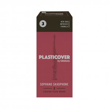Plasticover by D'Addario Soprano Saxophone Reeds 3, 5 pack