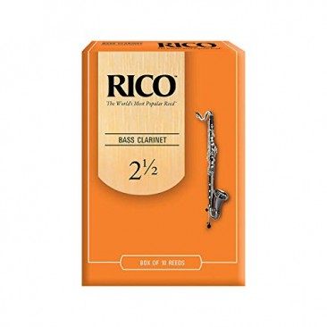 Rico Reeds REA1025 Bass Clarinet #2.5 - 10 Box
