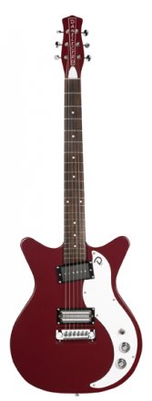 Danelectro 59X Double Cutaway Electric Guitar,  Dark Burgundy