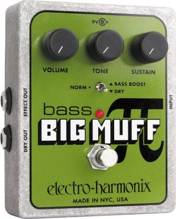 Electro-Harmonix Bass Big Muff PI Distortion Effects Pedal 