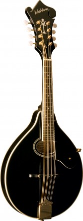 Washburn M1SDLB-A-U A-Style Mandolin, Black