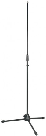 Tour Grade Deluxe Die-cast Tripod Base Mic Stand, Black