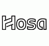 Hosa 3GT-18C1 Cloth Guitar Cable - Blue/White/Black