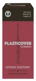Plasticover by D'Addario Soprano Saxophone Reeds 2.5, 5 pack