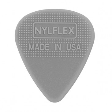 D'Addario 1NFX4-10 Nylflex, Standard Shape Nylon Pick, 10 pack, Med