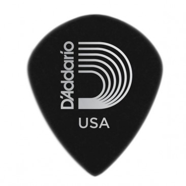 D'Addario 3DBK6-25 Black Ice Guitar Picks, 25 pack, Heavy