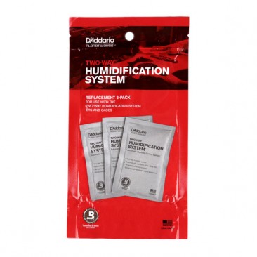 D'Addario PW-HPRP-03 Humidipak System Replacement Packets, 3-pack