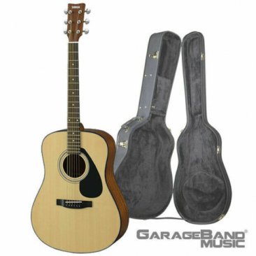 Yamaha F325D Dreadnought Acoustic Guitar with Hard Case, Natural