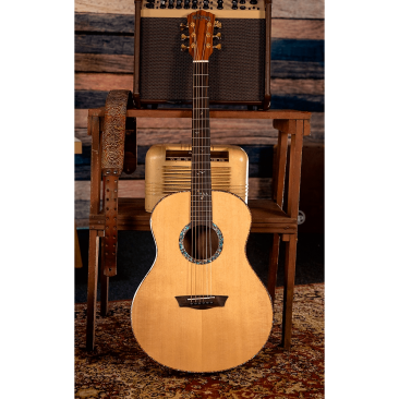 Washburn Bella Tono Elegante S24S Studio Acoustic Guitar Gloss Natural