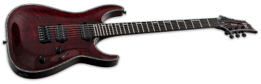 ESP LTD H-1001 Electric Guitar, See-Thru Black Cherry